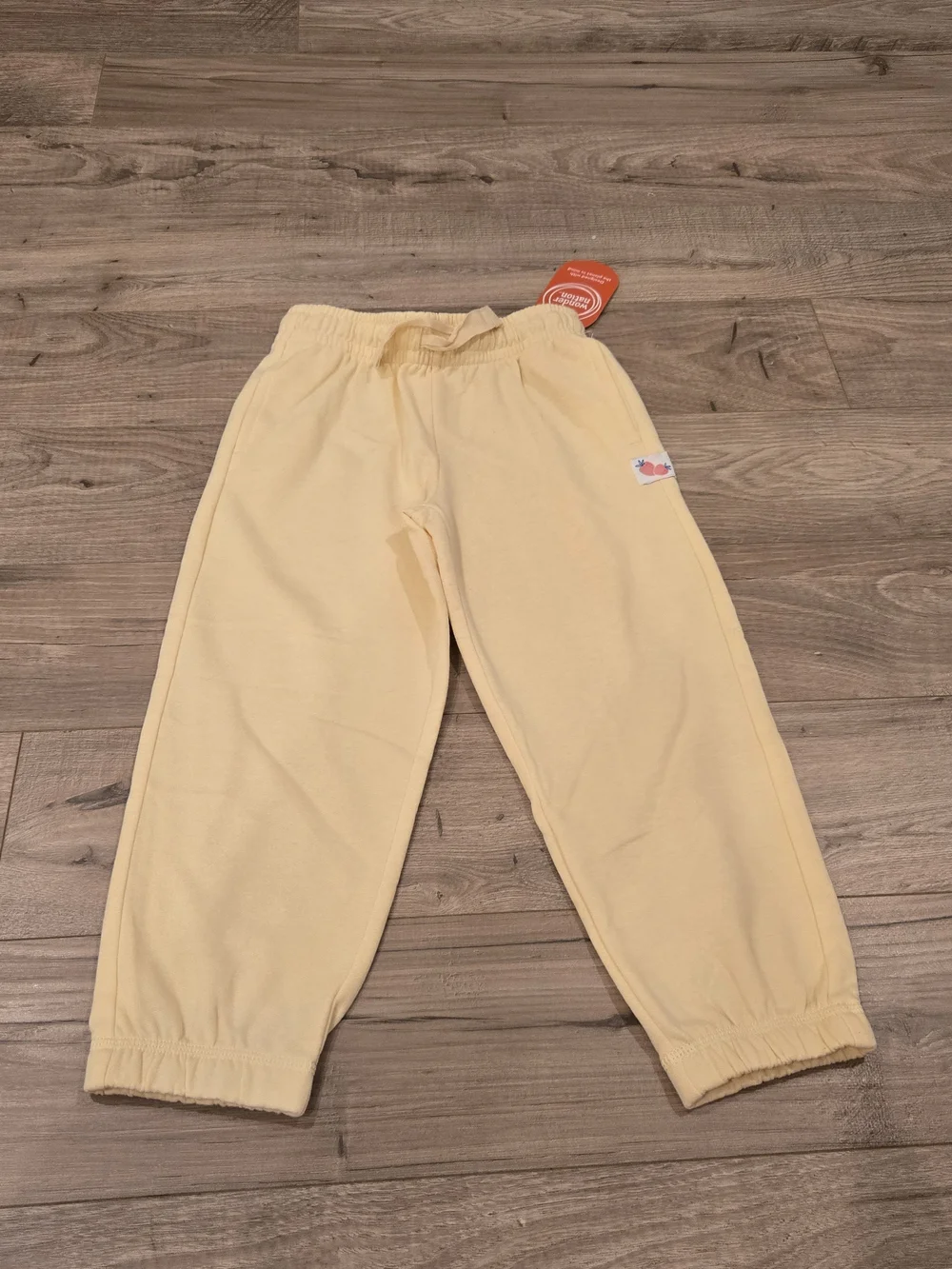 ✨ NWT Girls Yellow Soft Fleece Joggers / Sweatpants multi sizes 4, 5, 6